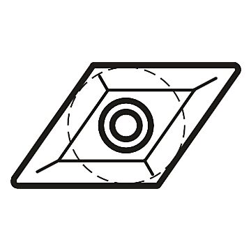 Inserti intercambiabili DCMT