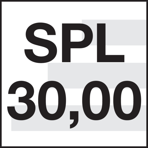 Bearbeitungstiefe: SPL 30